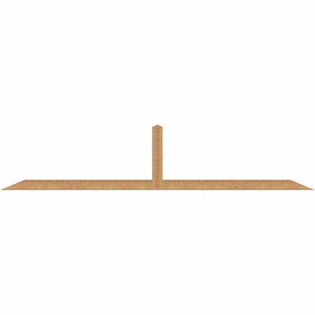 Ekena Millwork Portland Timber Gable Bracket, Western Red Cedar, 108"W x 22"H x 1 1/2"D x 3 1/2"F, 5/12 Pitch GBW108X22X0204POR00SWR